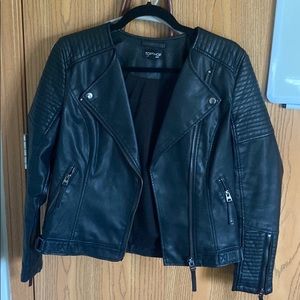 Faux Leather Jacket